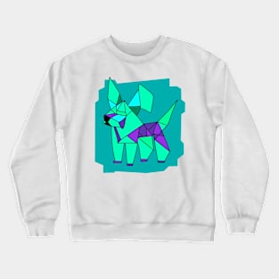 Origami dog Crewneck Sweatshirt